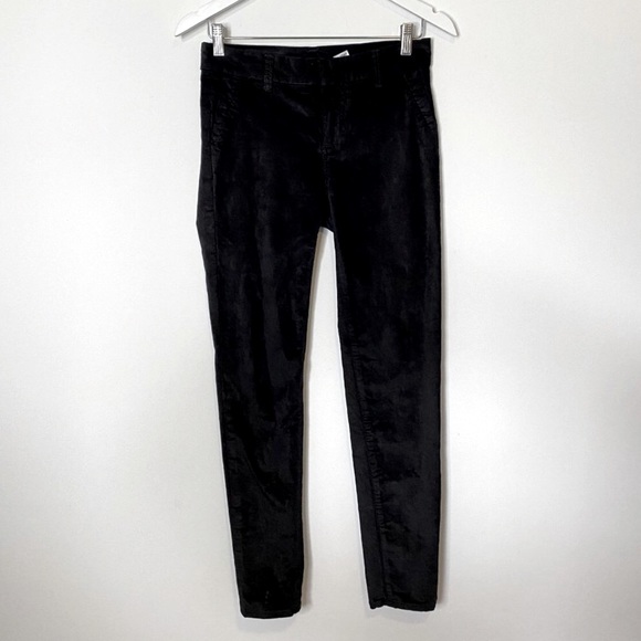 Kut From The Kloth Diana Black Velvet Skinny Pants LIKE NEW - Picture 3 of 8
